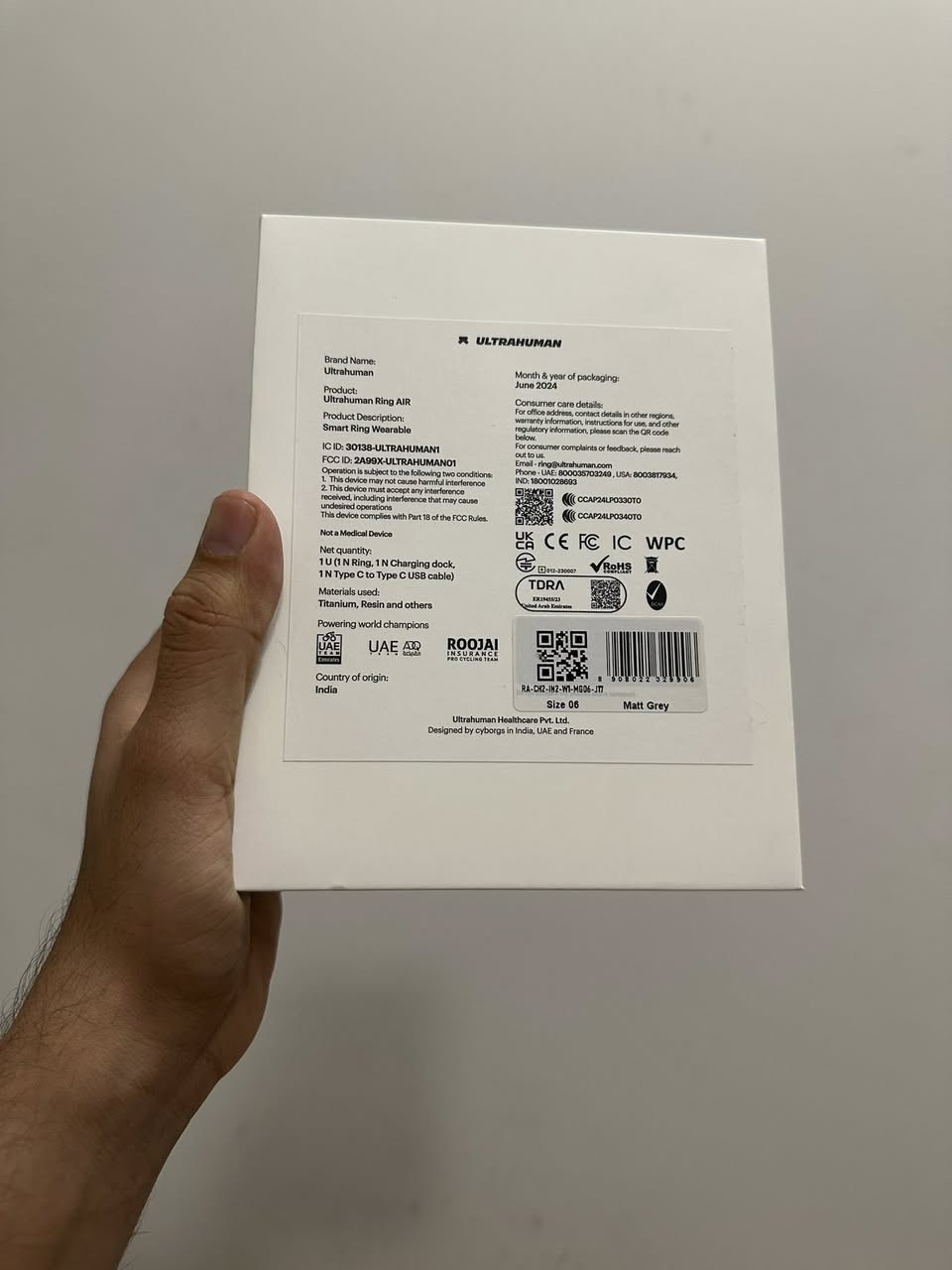 Ultrahuman Air Ring

قياس 06

نطونه سعر


**إذا كنت صاحب هذا الإعلان وتريد حذفه لأي سبب، رجاءا أرسل رسالة إلى الدعم الفني**