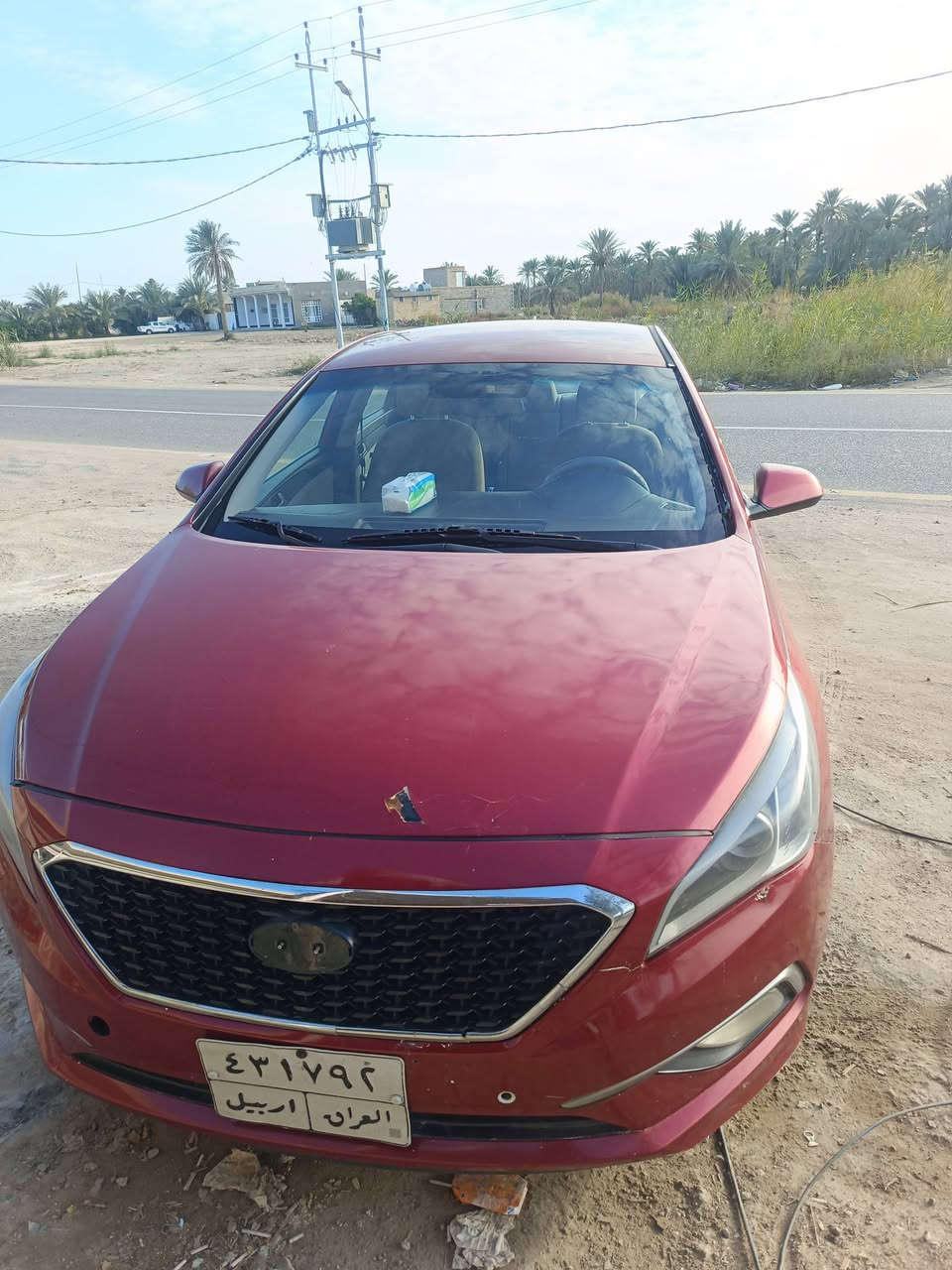 سوناتا امريكي ثلث قطع رقم اربيل قديم موديل 16 نضيفه تبريد تدفائه مكاني طويريج السعر 110 وبيها مجال بسيط ***********
