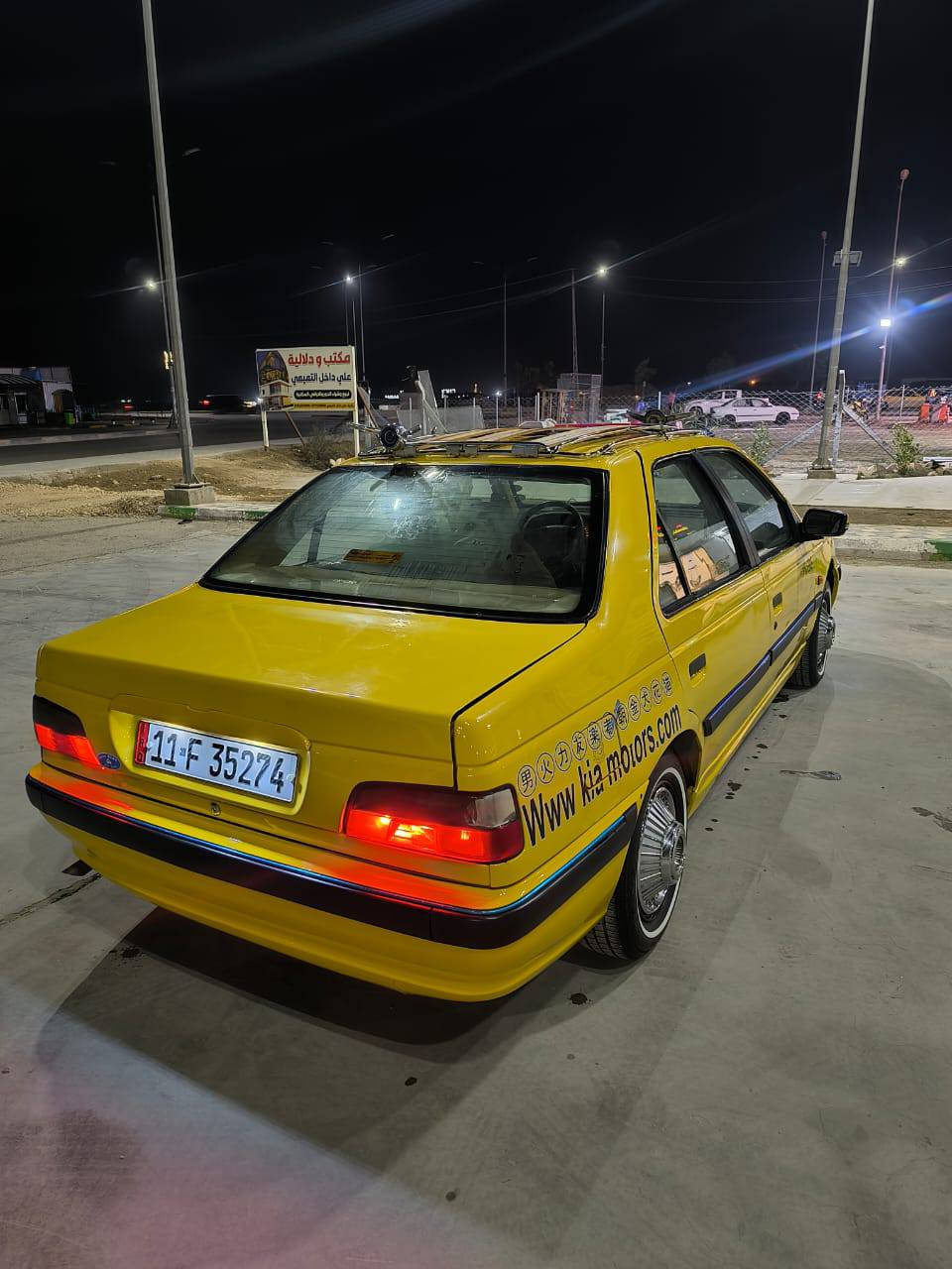 سلام عليكم بيجو405محدثه بيجو باص مديل15 مكينه حلوه شاشه بصمه مصفره من كلشي رقم نكليزي بسمي لسياره السعر45بيه مجال الاستفسار ***********
