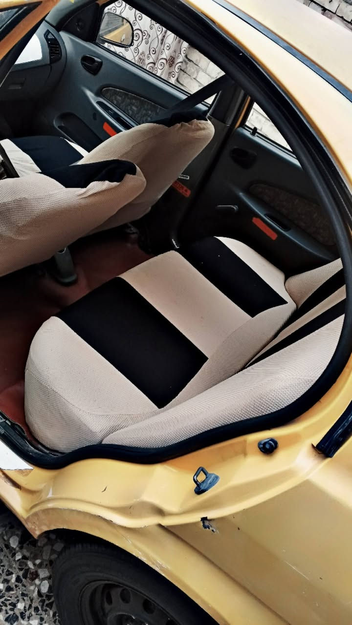 سلام عليكم طيبة2016 مكفولة من صبغ ومكينة وكير مكفولة تخم تاير جديد بيهة طخات قليلة ومبينات وسيارة متشتغل تكسي متروكة سعرة 38 قفلة ***********
