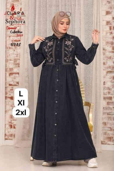 فستان كابوي جينز 🌹🔥
قياسات 38 /40 /42/ 44 / 46 /48 
قالب عريض 
خامة ثگيله 
السعر 35 الف
توصيل مجاني داخل الفلوجة والگرمة 
للطلب /واتس ***********
مجمع ϻ𝐊 منزلية ،عطور ،حقائب ،أحذية
