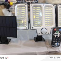 ضوء قوي • طاقة شمسية • حساس إنارة