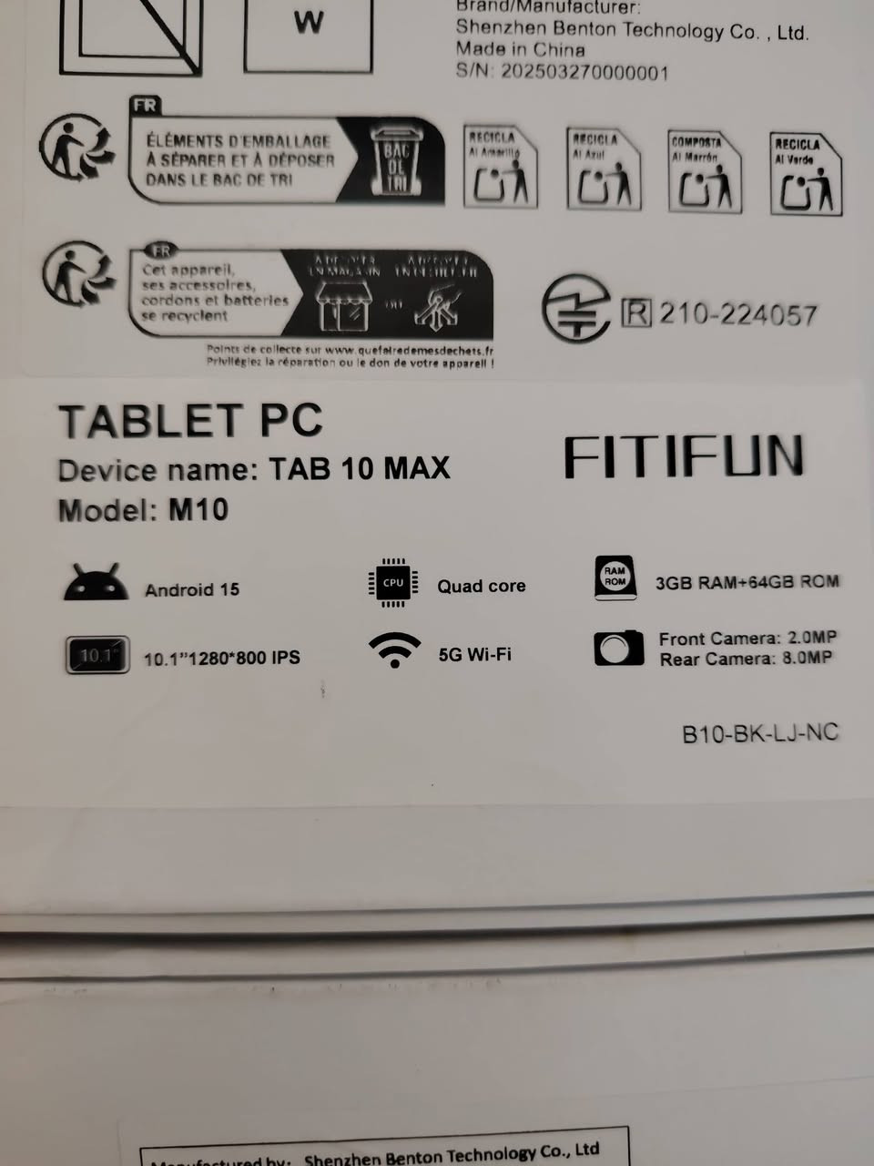 ايبادات جدد شرط الشغل 
العدد 3 قطع 
ذاكره 64 
نضام اندرويد 15 
السعر 180 الف شلع 
اليفيدنه على باب الله يراسلني وخادم


**إذا كنت صاحب هذا الإعلان وتريد حذفه لأي سبب، رجاءا أرسل رسالة إلى الدعم الفني**