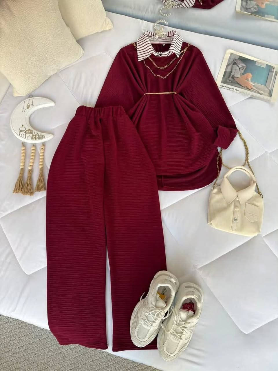 😍#جديدنا_جمال_موديلات😍
  سوت 🔥🥹♥️نسائي  قطعتين 🥰 
#الخامة تركي درجة_اولى 👉🏻 🦋💙🌺
القياس.   _40_42_44_46_48
#السعـــــــــــــرررر15
يوجد توصيل داخل المسيب الفين دينار 
يوجد توصيل محافظات ايظا


**إذا كنت صاحب هذا الإعلان وتريد حذفه لأي سبب، رجاءا أرسل رسالة إلى الدعم الفني**