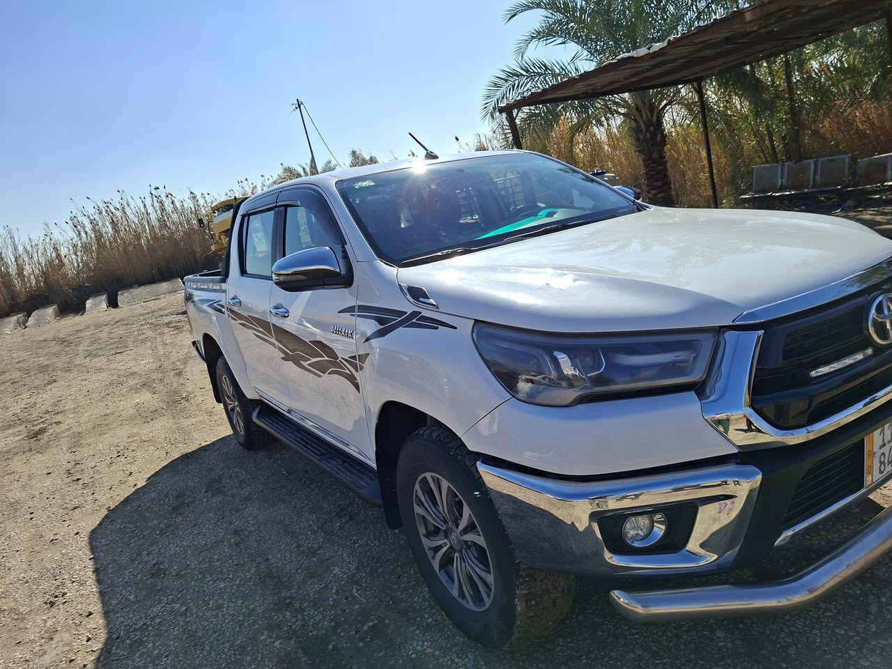 السلام عليكم هايلوكس فورويل موديل 2020 كويتي فول مواصفات  رقم بغداد بأسمي سنويه ل 2031سياره خير من الله مكفول من كلشي عدا بارد شويه بالجاملغ خلفي مأشر عليه بالصوره السعر280وبيه مجال للشراي العنوان الديوانيه قضاء المهناويه الشراي يتصل وبي خير ويدلل***********
