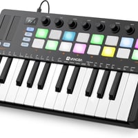 لوحة مفاتيح تحكم MIDI لاسلكية M-VAVE K5 ذات 25 مفتاحًا. تتميز بـ 25 مف...