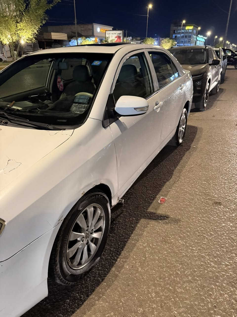 BUD G3 2014
السيارة كامله على الاخير كير ومحرك ياباني (كورلا) 
مكفولات 
مرقمة نجف مداور ثاني يوم 
السيارة بصمة 
وبصمة ابواب
معمره بالكامل 
تبريد شغال 
شاشة
حساسات خلفية 
بالعافية على الي ياخذه 
مكانه بالنجف 
السعر (٥٣) ورقة 
الرقم: ***********
