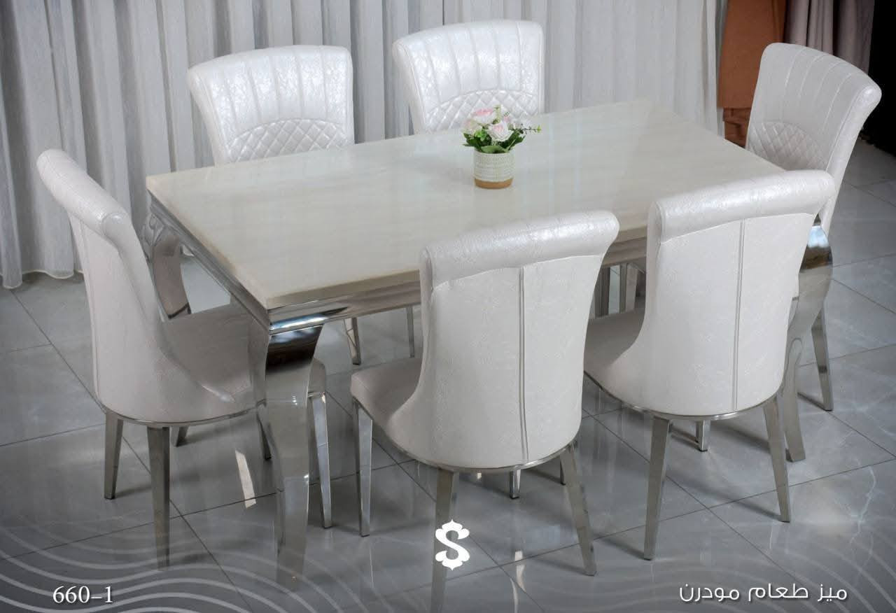 ميز طعام 6 كرسي
السطح مرمر ثقيل درجة اولى
الأرجل ستيل 
يتحمل اوزان ثقيلة جدا 
المنشأ تركي الأصلي
للحجز ولاستفسار مراسله الصفحه🌸
🚛🚛🚛🚛🚛🚛🚛🚛
تتوفر لدينا خدمة توصيل
 كافه محافظات العراق


**إذا كنت صاحب هذا الإعلان وتريد حذفه لأي سبب، رجاءا أرسل رسالة إلى الدعم الفني**