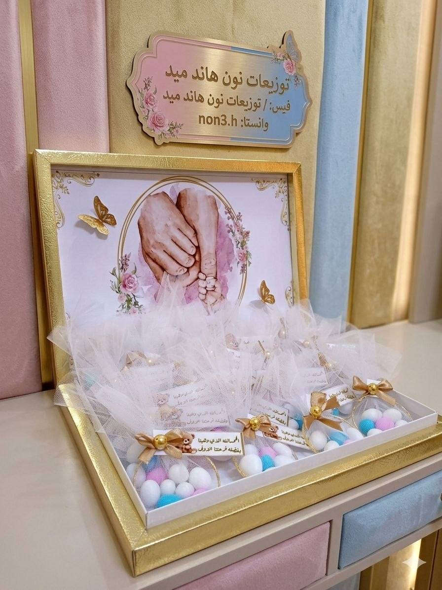 يتوفر لدينا كـافة انـواع التوزيعات 😍
#توزيعات_استقبال_حجاج_بيت الله الحرام •• 🕋
#توزيعات_عقد_قران .. 💜💍
#توزيعات_استقبال_اطفال حديثي الولاده وختان || 😍🩷 
#توزيعات_تخرج || 😍🎓️
يوجد نماذج اخرى وراسلونا خاص او على الواتس اب ***********💞
