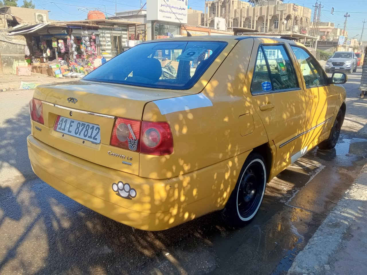 شيري كوين 2013
بسمي رقم نكليزي 
تحويل مباشر 
مصفرئ هيئه وغرامه 
 تعمر هلال امامي جاملغ 
 نقوصات 👇

خيط بخار قليل كلش
   درام شفت امامي نص عمر فقط. فقط 

كشنات مدوشمات 
ولا ارضيه كله مدوشمه
صدر امامي جديد 
مشط ستيرن جديد 
تخم تاير جديد  خط ابيض 
باتري جديد 
كلوب البطن شغلات ويه البيبان 
حساس نذار شغل 
كله وضع شركه
كله شغلات تبريد ثلج 
تدفاء  ملغيه
احله من صوره سياره 
مكاني بغداد العبيدي   
السعر 30وبيهه مجال قليل حيل 
***********
