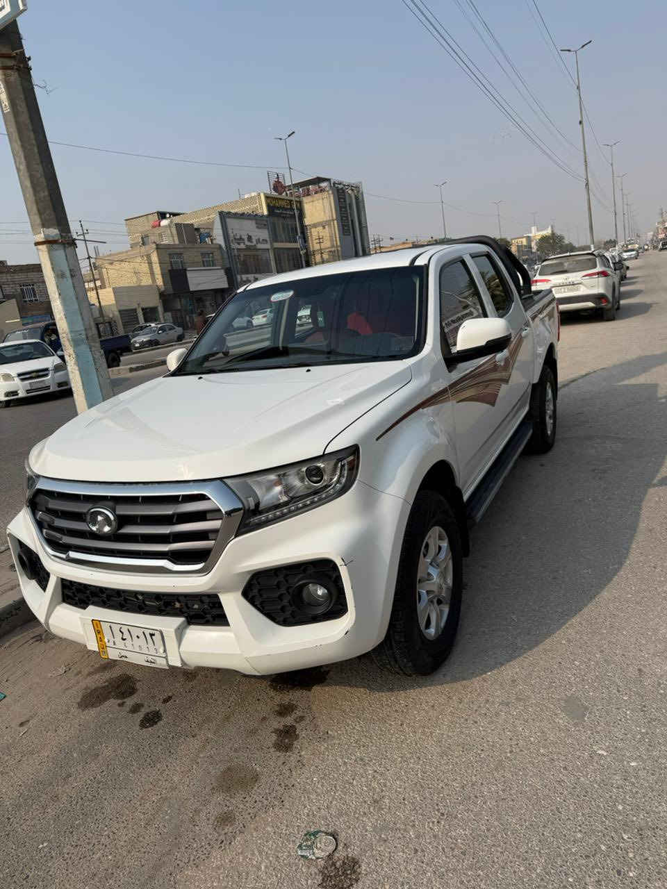 سلام عليكم 
بيكم كريت ويل
مديل 2021
سياره كفاله بيه شي بصيط دحجه 
سياره بسمي مداور شرط 
مواصفات فول
فور ويل
محرك ٤سلندر
كير عادي 
لايت عدسات ليزريه مع لد
تخم تاير جديد
ويل كب حجم ١٨
تبريد تدفئه  
داخل ماروني مخمل
حداديه مكينه كير كفاله
مكان سياره بالنجف السعر (١25
***********
