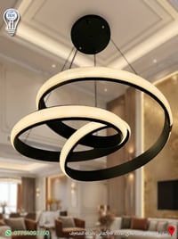 ثريا مودرن بتصميم مميز متوفرة لدى البدر للانارة   نظام الانارة LED على...