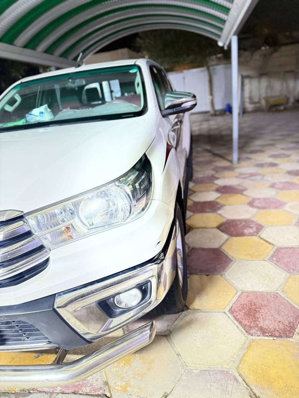 للبيع هايلوكس فورويل2016 مكفوله من كلشي نظيفه نظافه فول رقم اربيل الجديد لون صدفي الوقود بانزين وكير عادي وماشيه162الف والسعر 250 وبيها مجال وباقي المواصفات اتصل على هذا الرقم وانه بخدمتك.
*********** 
المكان: البصره_الدير
