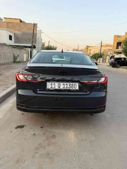 تويوتا كامري (هايبرد)
موديل 2025
الفئة LE
ماشية 2000 ميل
اللون الخارجي أسمنتي
رقم بغداد 
نص فول السيارة 
الحادث سطحي بسيط
جاملغ خلفي + ربع باب خلفي 
(نفس الجهة) باقي السيارة سليمه
العنوان : بغداد 
للأستفسار : ***********
