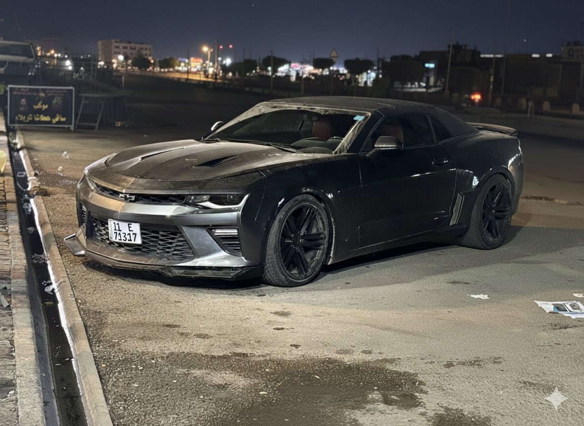 شوفرليت كمارو
‏ ss 2017 كشف  
  المكينه 6200 
(( بيها قطع صبغ ابيع حزام  ))
رقمها حلو  بغداد السياره باسمي تحويل ثاني يوم
معروفه مواصفاته
عليه غراض
دركه rpm من شنايزر
شوته afe المغلقة
دبل اويل كاج كان الاصلي 
‏aem كيج
دبات اكس فورس 
 ريموند 
تفريغ
ستريس بار
منظومة زنون قوي حيل
المكينه تغطيس
ويل Zl1
   ماشيه   61. ميل  

السياره مصروف عليها كلش هواي .
مكانها : بغداد - حي الجامعة 
تواصل : ***********
التواصل فقط واتساب .
