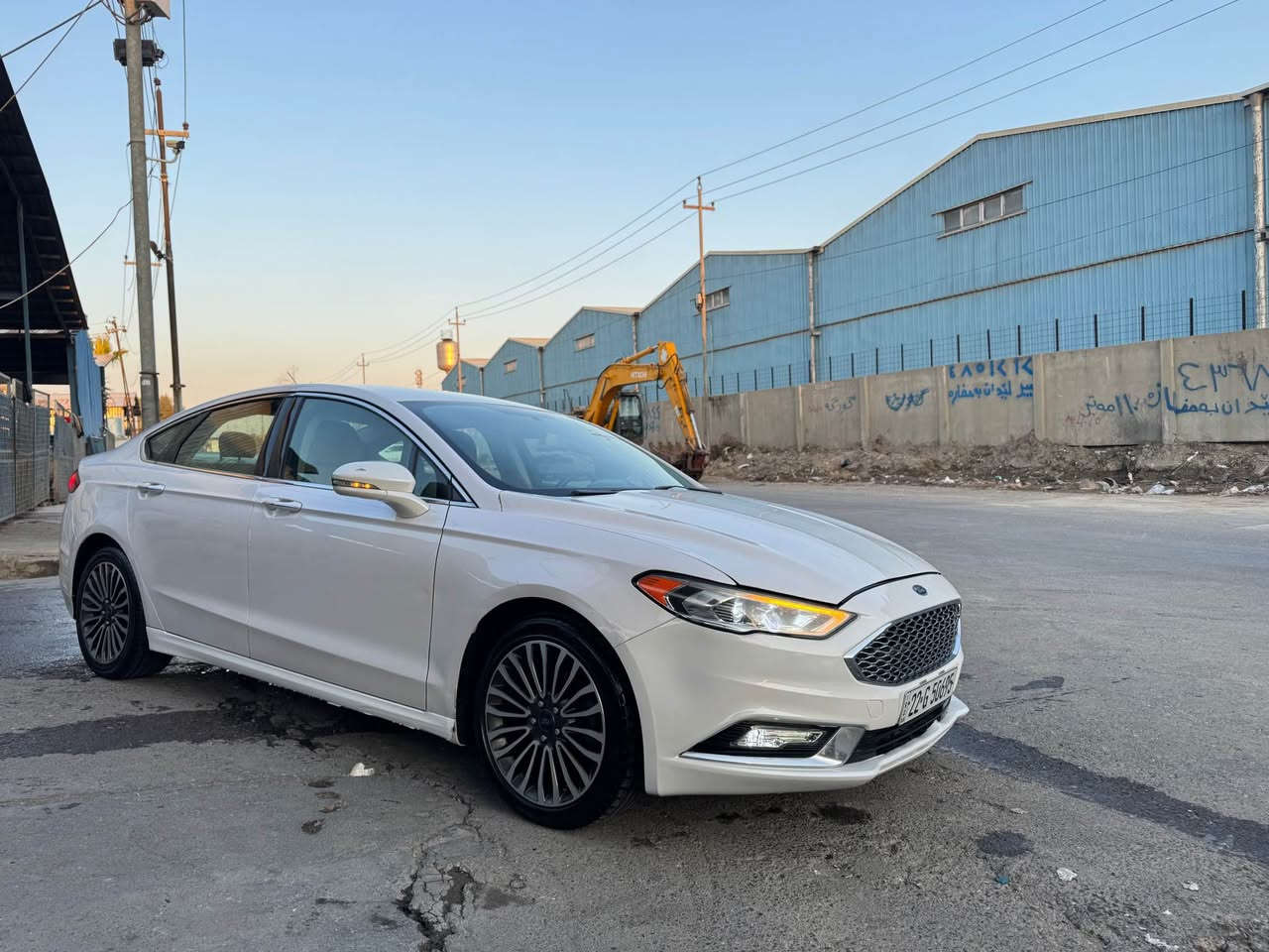 Ford fusion 
2017 
مواصفات تيتيانيوم
بدون سلايت 
محرك 2.0 توربو
گير ماوس 
بةسمة شةغال
كوشنات جلد+ كوشن خةرن+ كوشنات هيتةر
گير شفت
لايتات زينون بلادى ويل كروم
ماشى 80,000 
محرك مامفتوح شرط فحس
شوية بونيت سبغ ارباگ ستيرن سيستم
بدون دواخل كل شرط
سنوية جديد
سعر 125
عنوان اربيل
*********** أربيل, العراق
