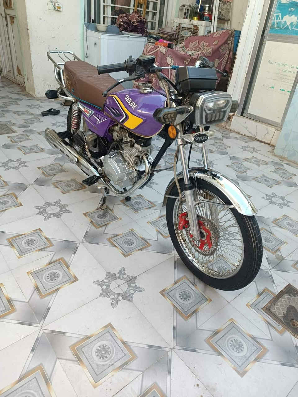 سلام عليكم دراجه تايكر للبيع موديل 2025 مكينه شرط الكفاله دراجه مكفوله كفاله عامه دشبول الكتروني اشاير لد بك لايت لد دراجه مابيه نقص برغي ختم سونك الاصلي باب الاول خمسه كير شكل المرغوب لون مميز السعر 600 وبيها مجال قليل مكاني طويريج /***********
