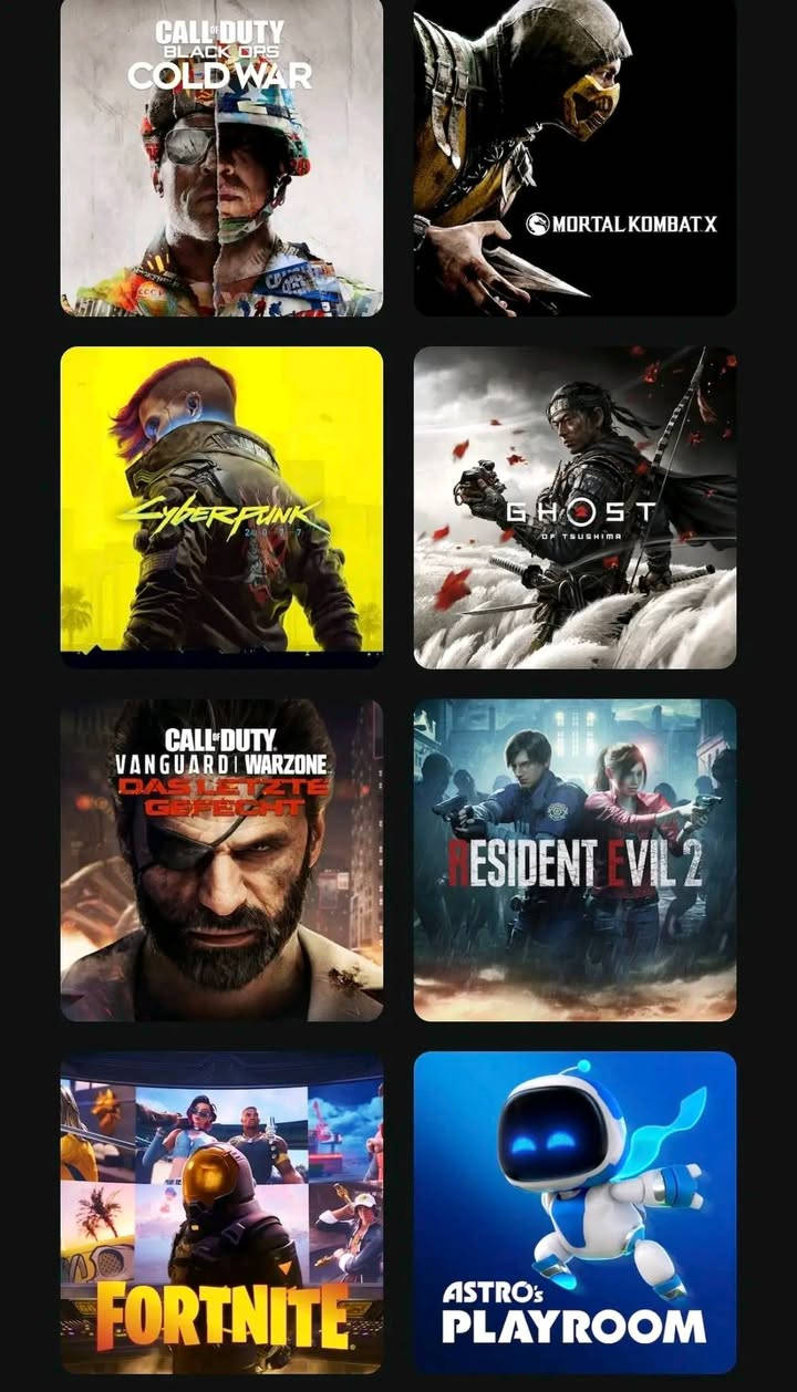 السلام عليكم
حساب بلي ستيشن حسابي الخاص بي ريزدنت. ايفل ريكويم وارك ريدز الحساب للبيع كل الالعاب مشتريهن عدا البيهن علامة بلاص ذني مو شراء سلاسل كاملة مثل كول اوف ديوتي بتل فيلد رزدنت ايفل   كل الالعاب بالصور 
اليريده او الشراي يراسلني


**إذا كنت صاحب هذا الإعلان وتريد حذفه لأي سبب، رجاءا أرسل رسالة إلى الدعم الفني**