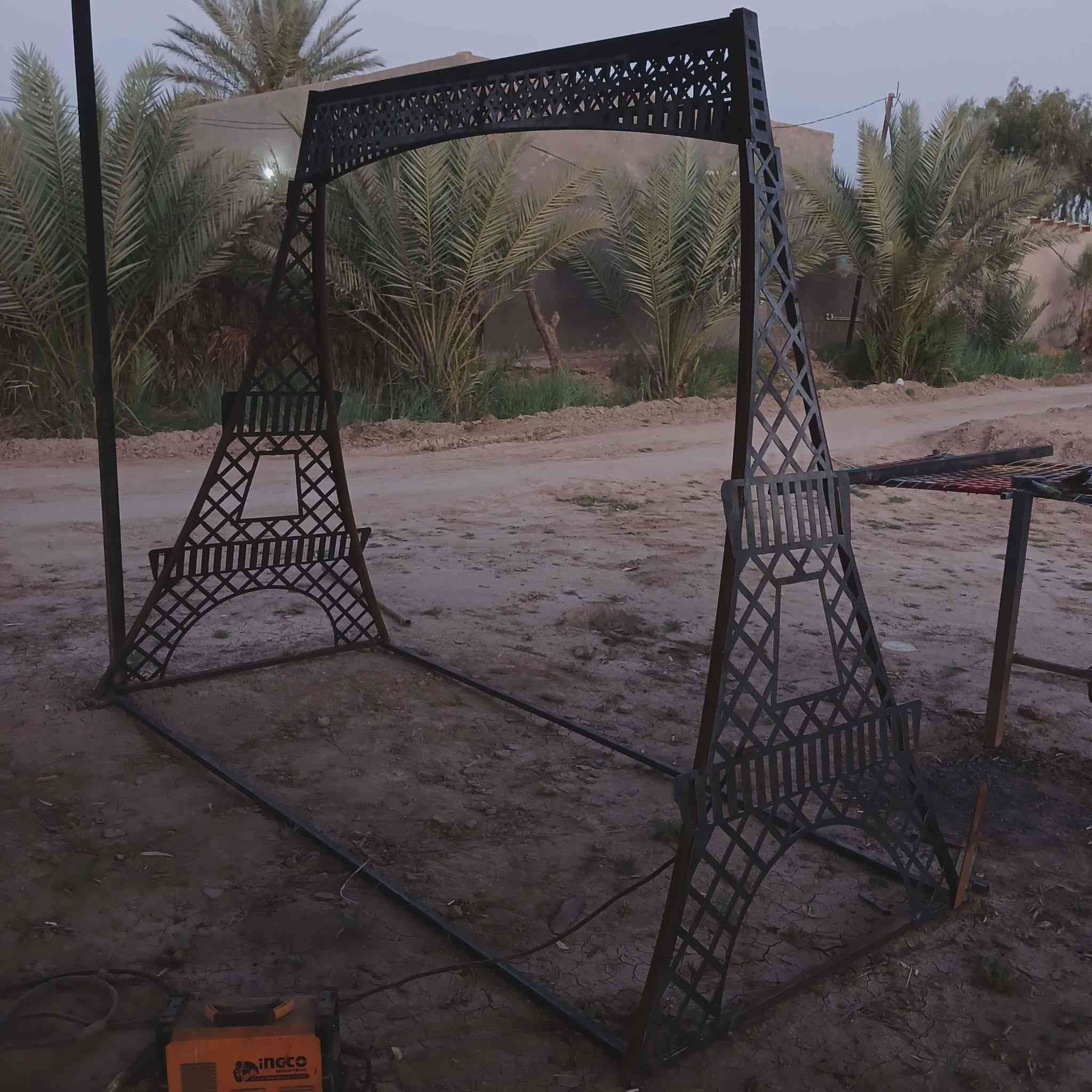 🔥 المرجوحة الباريسية على شكل برج إيفل 🔥
إن شاء الله راح تكمل مبدئياً هيج شكلها  ✨
بقه المقعد هم راح يكون مميز وصبغ يبرز التفاصيل 
✅ تصميم حسب الطلب 
✅ صبغ مقاوي مال سيارات 
✅ توصيل مجاني بابل وكربلاء 
📩 للحجز والاستفسار راسلونا خاص أو واتساب:📞 *********** 
وإن شاء الله ما نقصر وياكم.
