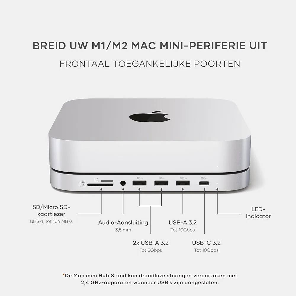 حامل ومحور Satechi، لأجهزة Mac Mini وStudio، يدعم محرك NVMe وSATA M.2، وقارئات بطاقات SD وMicroSD، واتصال مضيف USB-C، وتوافق مع macOS، باللون الفضي | ST-GMMSHS
السعر ٧٥


**إذا كنت صاحب هذا الإعلان وتريد حذفه لأي سبب، رجاءا أرسل رسالة إلى الدعم الفني**