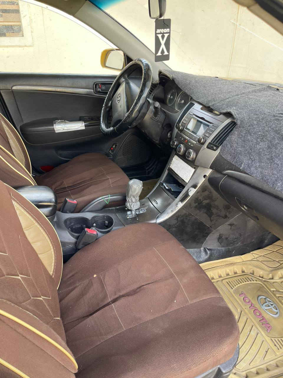 السلام عليكم سوناتا تكسي خطها بغداد عزيزيه خليجي مكفولة من الدعمه والتبديل بسمي سعرها ٩٥بيها مجال قليل رقم تلفون ***********
