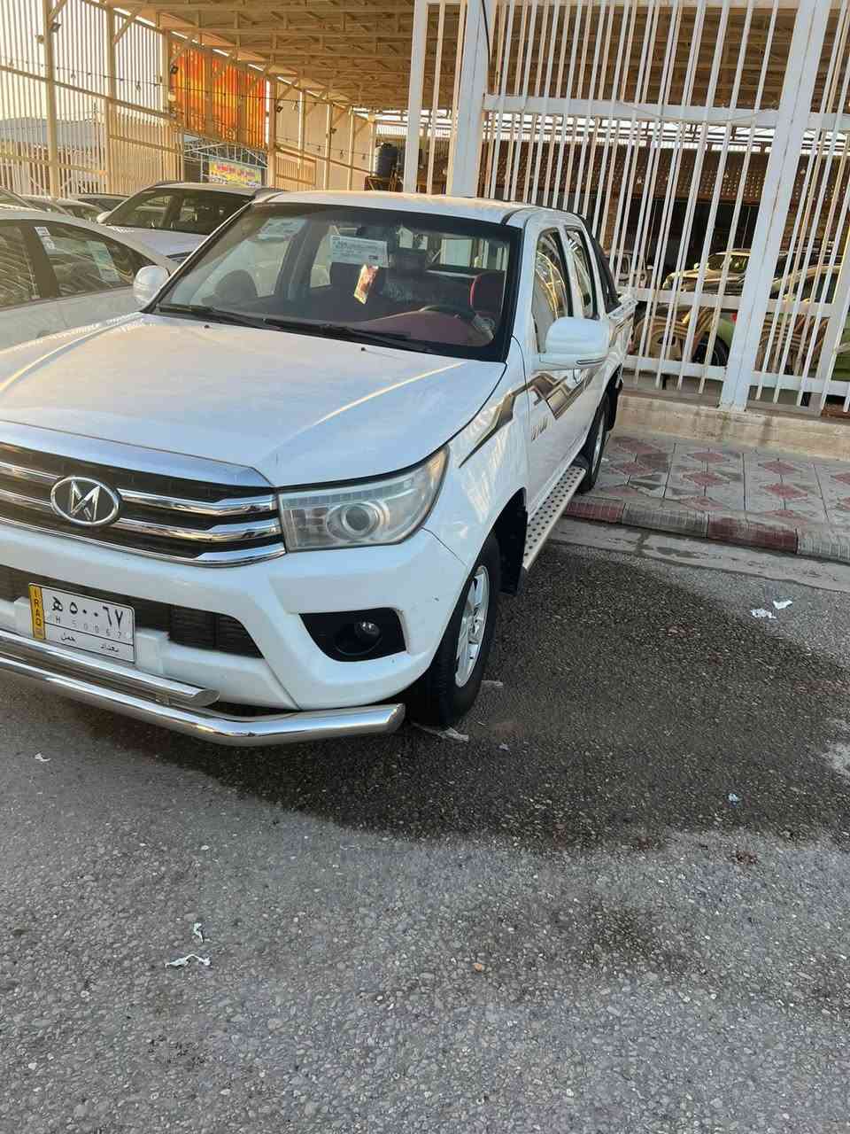 السلام عليكم 
 بيكب JDMC صيني
نظيفه وجاهزه من كل شي 
مابيها اي حادث فقط بارد بالباب الخلفي اليمين
2020
مكاني نجف 
السعر  110
للتواصل ‭+964 783 102 6759‬
