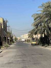 بغداد الشعب حي البستين 200 علي شارع👌 قطعه ارض طابو زراعي سند 25  مساحه...