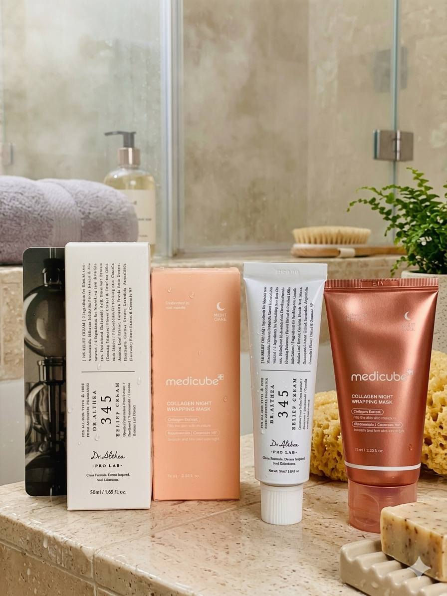 : سر النضارة الكورية بين يديكِ! ✨🇰🇷
1. قناع الكولاجين الليلي (Medicube Collagen Night Wrapping Mask):
• الشرح: يعمل كدرع واقي يحبس الرطوبة أثناء النوم. يشد البشرة ويعطيها لمعة "الجلاس سكين" من أول استخدام. 🌙 طريقتك المثالية للاستيقاظ ببشرة مرنة وممتلئة. 🫧
2. كريم الإغاثة 345 (Dr. Althea 345 Relief Cream):
• الشرح: كريم مرمم وخفيف جداً، مثالي لتهدئة الاحمرار وعلاج آثار الحبوب وتقوية حاجز البشرة. 🛡️ الحل الأسرع للبشرة المجهدة والباهتة. 🌿
النتيجة؟ بشرة صافية، مشدودة، ومشرقة دائماً! 💎✨

سعر العرض ٢٢الف


**إذا كنت صاحب هذا الإعلان وتريد حذفه لأي سبب، رجاءا أرسل رسالة إلى الدعم الفني**