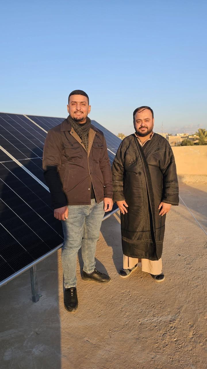 من قضاء #العلم تم ولله الحمد تنصيب منظومة طاقة شمسية للأخ #أحمد_جدوع_العلاوي

15امبيـر نهـاري اظافة الـى 15 امبير ليلـي 

مكتب منارات المدينة للطاقة الشمسية  خيارك الأمثل للطاقـة المتجددة

#عــــروضنـا_بـــعدهــا_مــستمـرة_وعملنـا_مستمـر_ليـلآ_ونهـار

#البيــع_بالـنقد_والاقسـاط 

📌 صـلاح الدين/ تكـريت/ العلـم/البـورصة #عمارة_الضامن
للحجز والأستفسار👇👇
المهندس حسن الجبوري 
*********** اسيا
*********** زين
مــنارات الـمـدينـة
