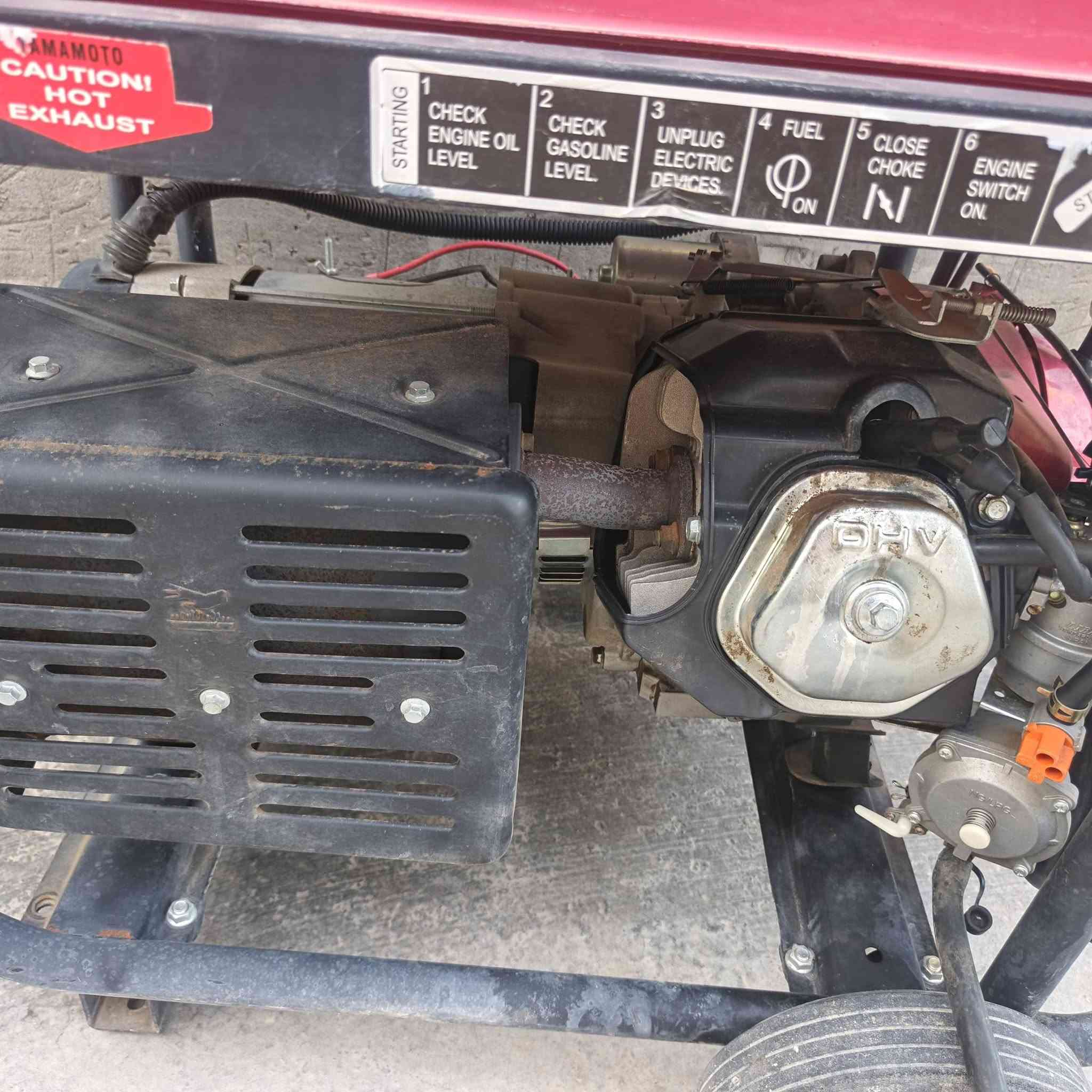 مولده للبيع نوع
YAMAMOTO GMG12000DE
النوع: مولدة بنزين (تشغيل كهربائي بالمفتاح)
الموديل: GMG12000DE
الفولتية: 220 فولت
التردد: 50 هرتز
القدرة المستمرة (Rated Power): 7.0 كيلوواط
القدرة القصوى (Peak Power): 7.5 كيلوواط
معامل القدرة (Power Factor): 0.9
مخرج DC: 12 فولت (للشحن)
المولده نضيفه كلش ومشتغله موسم واحد فقط 
ملاحضه السلف عاطل جان يشتغل هسه بس هندر
ملاحضه المولده يمكن تربط جهاز تشغيل واطفاء ذاتي
السعر   500   وبي مجال 
العنوان ديالى بعقوبه تقاطع الساده
رقم الهاتف  ***********
