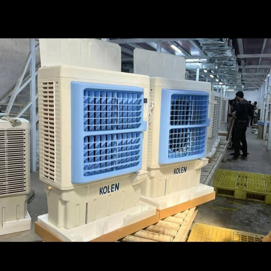 مبردة هواء ❄️❄️  ❄️❄️ كل احجام متوفره 
اقهر حر الصيف💦🌡️🌡️ مع مبردات ❄️❄️  
🥇جودة ممتازة  بمواصفات  عالية متوفر نوع الخرطوم 
🥇بلاستك مقاوم لأشعة الشمس متوفر نوع شلال
🥇ماطور قوي ب3 سرعات متوفر عدت انواع وحجام
🥇قوة دفع هواء عالية 
🥇ضمان سنة حقيقي 
🥇نضام اقتصادي موفر للكهرباء تحتاج الى نص امبير فقط
🥇شاشة وريموت مع أعادة تشغيل تلقائي عند الأنطفاء 

🥇حلفة سليلوز خشبية مع مانع رطوبة  
 الحجم الكبير  رقم حجز بي وتساب *********** توصيل بغداد والمحافظات ٠٠٠٠
