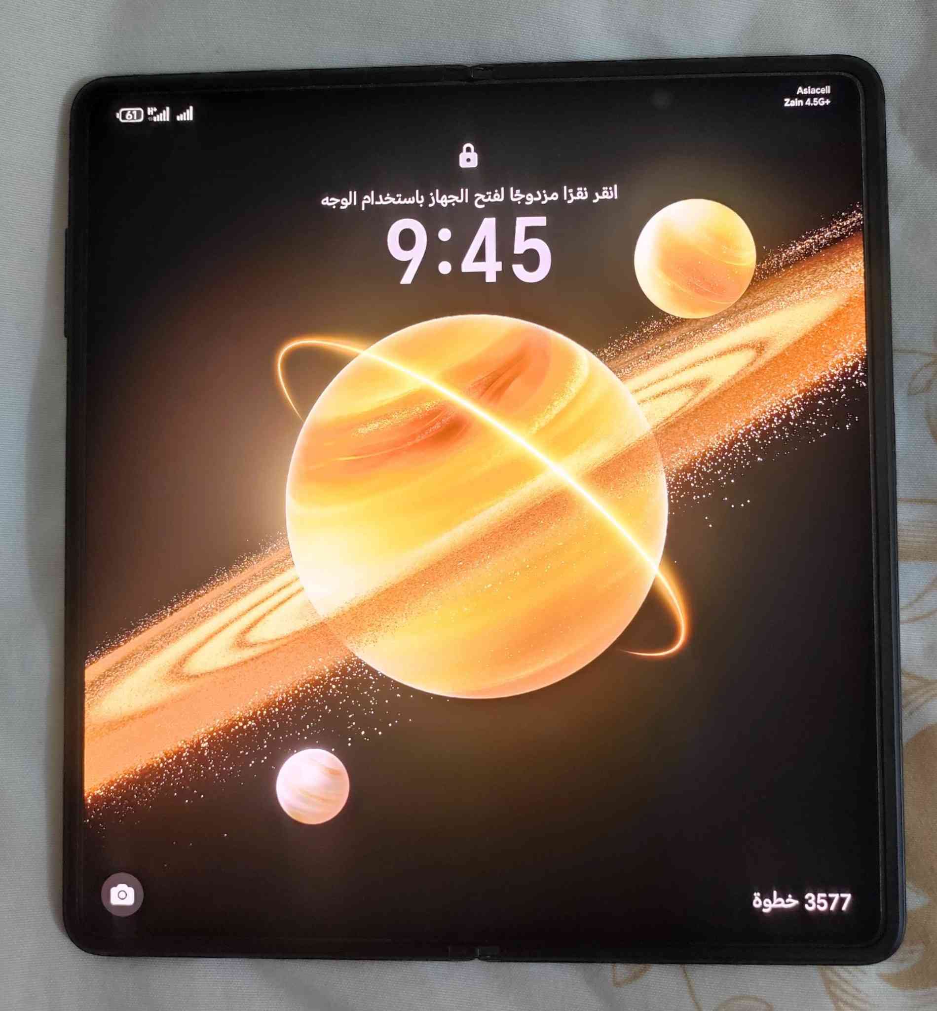 السلام عليكم هونر فولد ماجيك V3 مستخدم شهرين فقط نضافة 100/100 وحتى لزكة الشركة مال الشاشة ما شايلها وكل ملحاقته موجوده ذاكره 512/12 معالج سناب دراكون 8 جيل 3 بطارية 5150ma مكاني بغداد السعر مليون و 100 الف ***********
