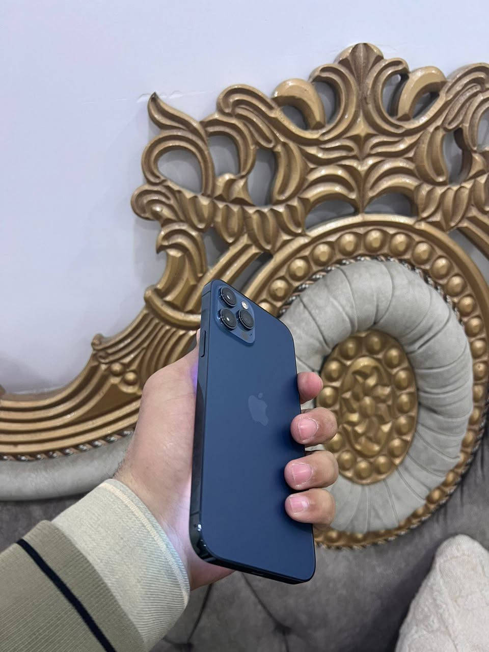 ايفون 12 برو ماكس
ذاكره 256
بطاريه 91
نموذج M امريكي
نضافه 98%
الجهاز ما مفتوح وتر بروڤ
السعر 445 الف 
***********
***********
