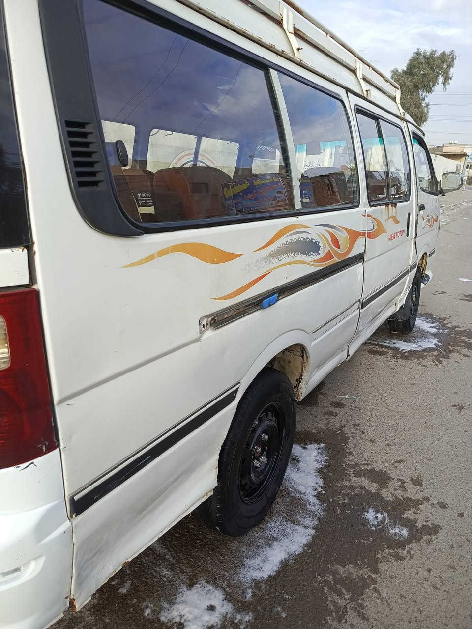 سلام عليكم كيه فتون موديل 14موصليه موصليه سياره كير مكينه خير من الله اكسل جديد اكلج جديد بس داخله تعباني يعني رادله دوشمه أو دشبول  سياره مابيه سنويه ورقه تفاصيل 
سعر 32او بيه مجال ***********
