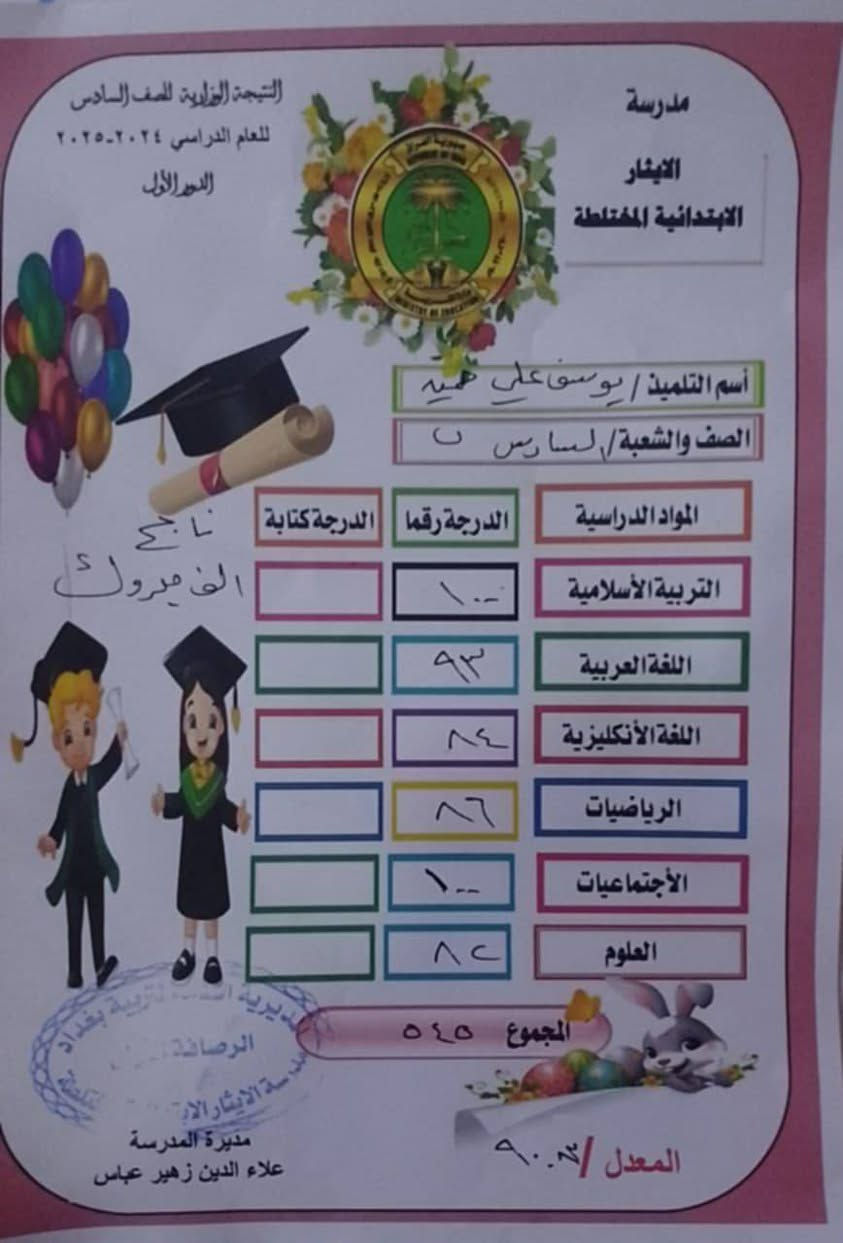 ابنك/ بنتك ضعيف ب الابتدائية 🤦‍♀️🤦‍♂️
Um Sabah 
بطئ الاستيعاب المواد العلمية 🤷‍♂️🤷‍♂️🤷‍♂️

انطلق وسجل ابنك/ بنتك 🏃🏃‍♂️🏃‍♂️🏃‍♂️🏃‍♂️
🔴نعلن 
عن استمرار #التسجيل لدورات #التقوية

 #للمرحل_التمهيدي_الابتدائية_المتوسطة_الاعدادية 

✅دورات #التهجي و دورات #منهجيه 
وتدريس #التلاميذوالطلاب بطرق
 #مبسطه_وحديثة بعيد عن الطرق القديمة والروتينة 
✅امتحانات يوميه لمتابعه استيعاب التلاميذ والطلاب 
✅تكون الدروس حسب جدول منضم 

_____
سعر الاشتراك 

المرحلة الابتدائية50الف
السادس الابتدائي 70 الف
المرحلة المتوسطة 75الف
الثالث متوسط 100الف 

📢العنوان \شارع ابو سمير قرب افران البشير 

#علماتوجدخطوط_لنقل_الطلاب 🚌🚌🚌

 
⚠️للاستفسار #الاتصال ***********

#نجاح_اولادكم_هدفنا💯💯💯💯💯
