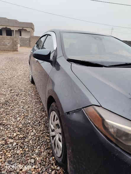 كورلا 2017 رقم سليمانية سنوية جديدة بيها صبغ 3 قطع جهة اليمين السيارة بيها عته بالگير السعر 125 وبيها مجال مكان السيارة ناحية الزاب (***********)
