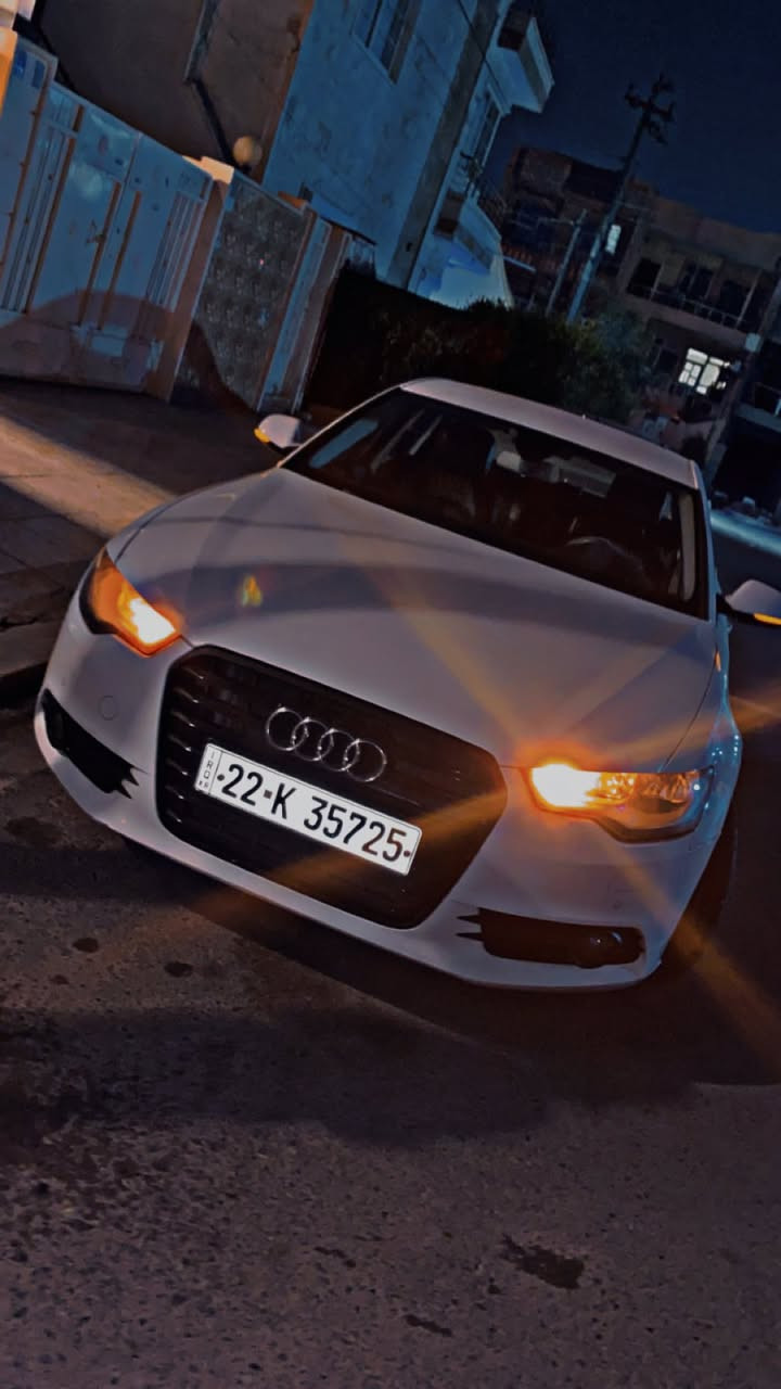 Audi A6 2014 2.0T بۆ فرۆشتن بۆ زانیاری زیاتر پەیوەندی بکەن للبیع  تواصل معي لمزيد من المعلومات***********
