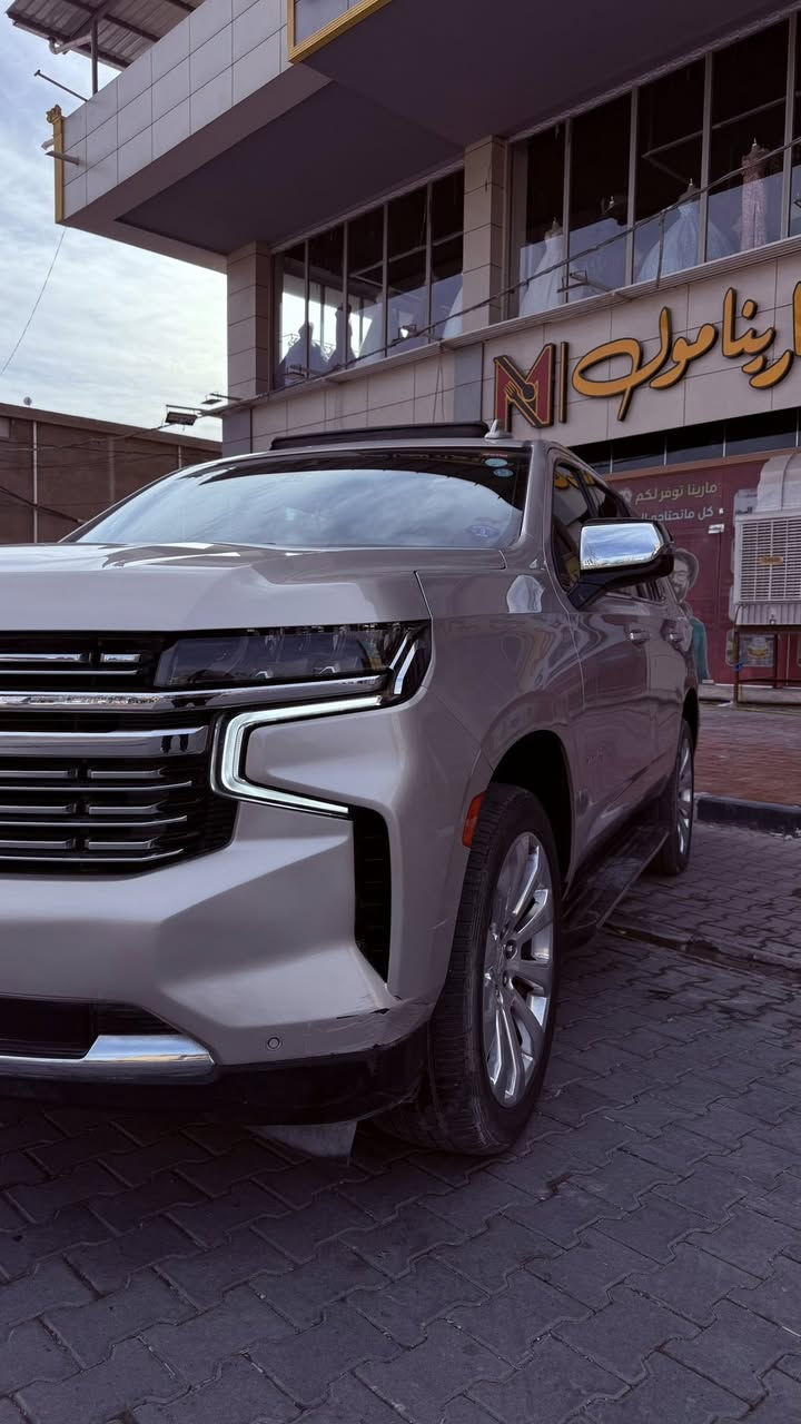 شيفروليه تاهو بريمير 2021 
🚘 رقم اربيل
لون مميز  🤩
‎🚘 وارد امريكي 
‎🚘 موديل 2021
تبديل الصندوق وصبغ الجاملغ الخلفي الايمن ❌ 
‎⚙️ حجم المحرك V8 5.3L
‎⚙️ مرتبط بناقل حركة أوتو 10 سرعات
‎⚙️ عزم الدوران 519 نيوتن / متر 
‎🐎 بقوة 355 حصان 
‎🔑 مفتاح التشغيل بصمة 
‎🔑 تشغيل عن بعد 
‎🪟 بانوراما 
‎🚗 فتح الصندوق كهرباء وبالقدم
‎🚗 دفع خلفي 
‎‼️ اريل نفكيتر 
‎📍حساسات أمامية 
‎📍حساسات خلفية 
‎💡لايت زينون + LED 
‎🔦️ بك لايت LED 
‎🚘 دخول بصمة ذكي 
‎🛞 حجم الاطار 275/50R22
‎🛞 ويل كب 22
‎🛞 حساسات ضغط الاطارات 
‎✨️ اشارة في المرايا الجانبية 
‎✨️ المرايا قابلة للطي كهرباء 
‎🌧 ماسحة خلفية
‎🎈عدد AIR BAG 8
‎🚗 نوع الكير/ بيانو
‎🚗 هاند بريك كهرباء دكمة
‎🖥 دشبول شاشة ديجيتال 
‎🖥 شاشة Apple Car play
‎📟 شاشة عرض على الزجاج الأمامي (Data Show)
‎📷 كاميرا دوارة 
‎📷 5 كاميرات 360
‎📷 كاميرا في المرآة الوسطية
‎💡الانارة الداخلية LED 
‎⭕️ مقود جلد حياكة  
‎🛣 مثبت السرعة Cruise 
‎🎶 المودات والاوامر الصوتية 
‎🔋شاحن هاتف Wireless 
‎⚡️مخارج منفذ للطاقة  
‎💺عدد المقاعد 7
‎💺المقاعد جلد 
‎💺حركة المقاعد جميعها كهرباء 
‎💺تدفئة وتبريد المقاعد الأمامية والخلفية
‎💺ذاكرة وضعية مقعد السائق 
‎❄️ تبريد مناخين منفصلين 
‎❄️ 3 قطع تبريد 
‎🚘 أوضاع القيادة Drive Mode 
‎🚘 أوتو هولد Auto Hold 
‎🧱 رادار
‎🎲 تحذير النقطة العمياء 
‎⛷️ نظام مانع الانزلاق 
‎⛰️ نظام نزول المنحدرات 
‎🛣 نظام تحديد المسار
‎⚙️ نظام اطفاء وتشغيل المحرك التلقائي 
‎🚙 المسافة 
‎المقطوعة 132 ألف #كم حقيقي
‎💵 السعر 435
‎🙋وعذراً على الاطالة 
‎الاتصال على الرقم
☎️ ***********
