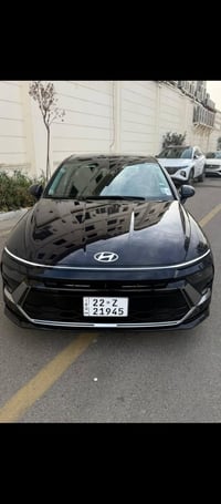 سوناتا موديل  2024 ماشيه 47mi  اللون اسود حبري متغير مواصفات شاشه  كام...