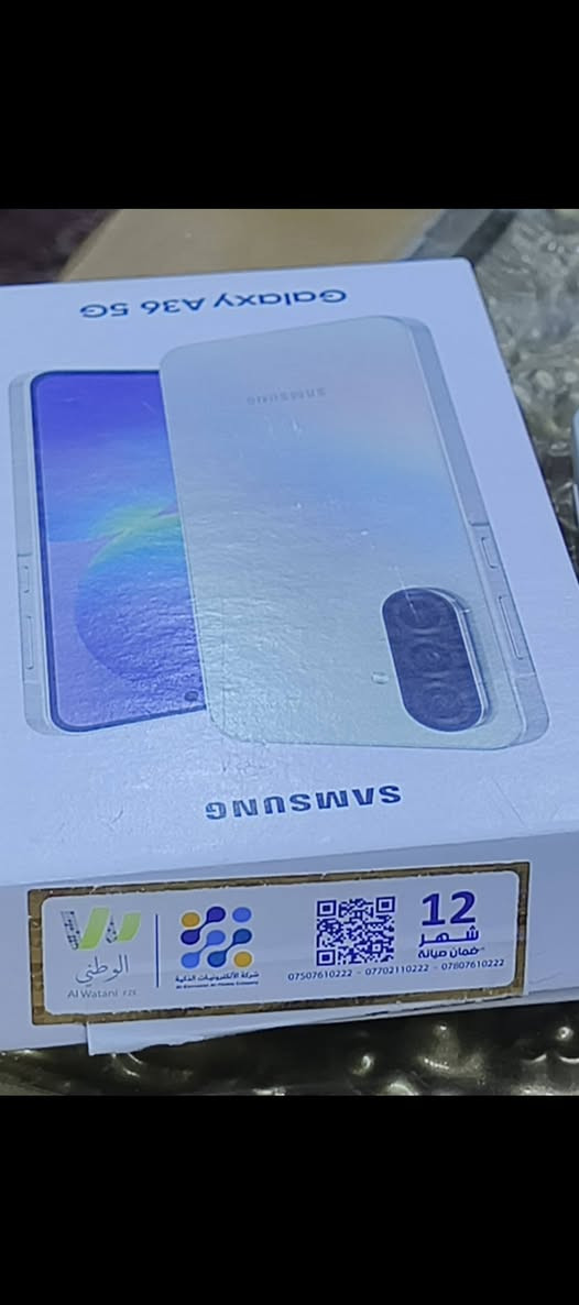 سلام عليكم سامسونك A36 5G ذاكرة 256 جهاز اقل شهر استخدام تكدر تكول جديد معروف سعر جديد 385 حالين اريدة 290نهاية مكاني بغداد رقمي بي وتساب جهاز نظافة 100,على 100رقمي***********
