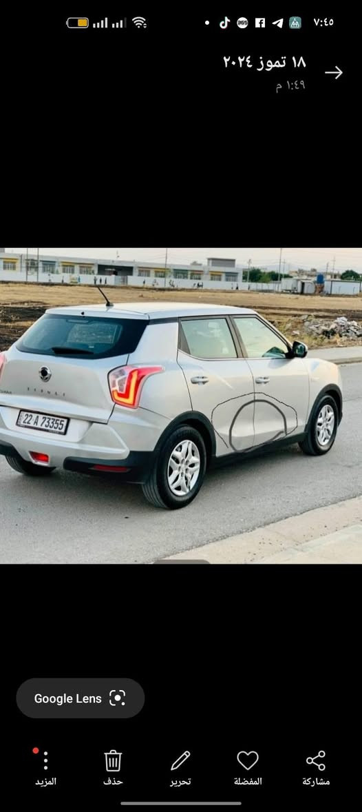 سانگ یۆنگ تیفولی جۆری بەنزین 2016 سەیارەکی جوان و خاوێن ئەوشوێنەی ئیشارەتم کردوەسبوغە بێ ناوگرتن بێ ئێرباگ پێشو پشتی کەپسە گێڕو مەکینە کارەبایی ساردی گەرمی هەموی بەشەرت داوای 101$ معامەلە ***********=*********** أربيل, العراق
