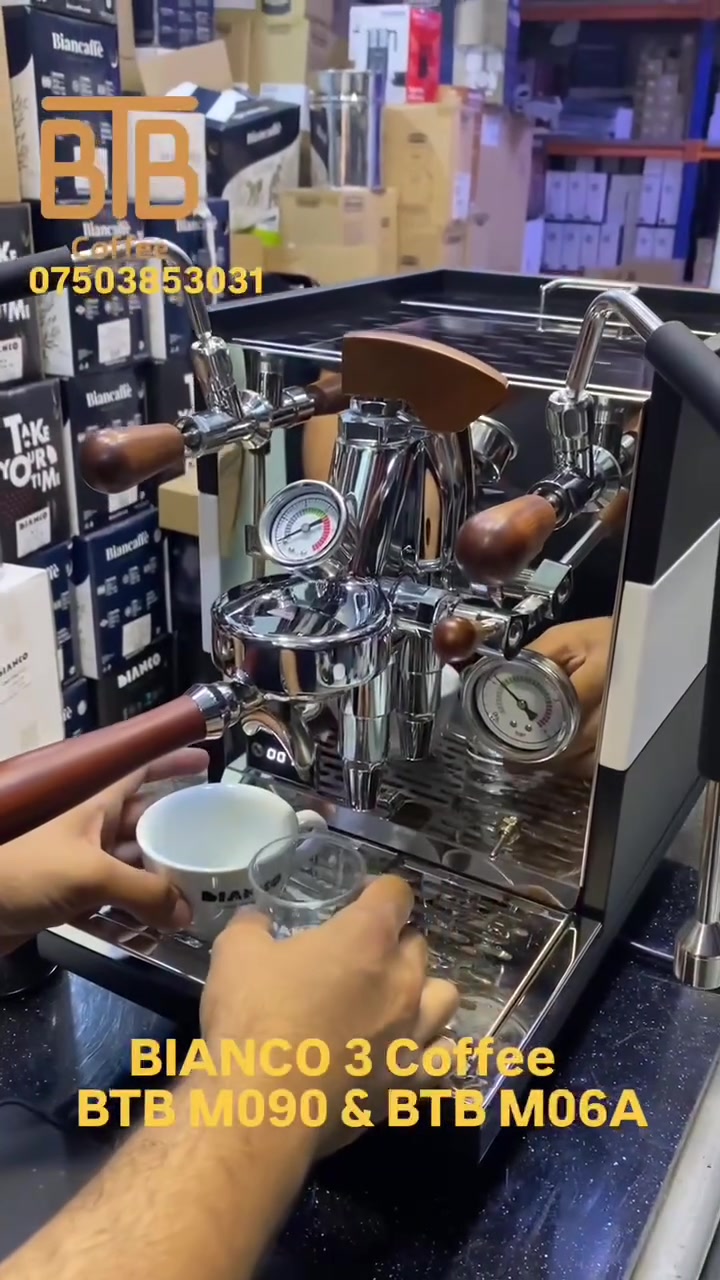 ماكنة قهوة BTB M090 & M06A في BTB Coffee Iraq Erbil ***********
