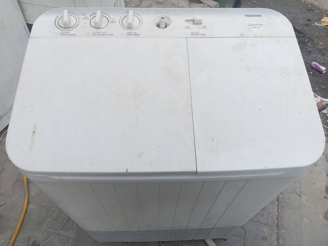 غسالة نوع توشيبا الاصلي ٢٠ كيلو شغالة غسيل وتنشيف تجي تفحص بيدك اي نقص ما بيه
السعر ب٩٠ كربلاء حي العسكري العابد صيدلية الرونق ***********
