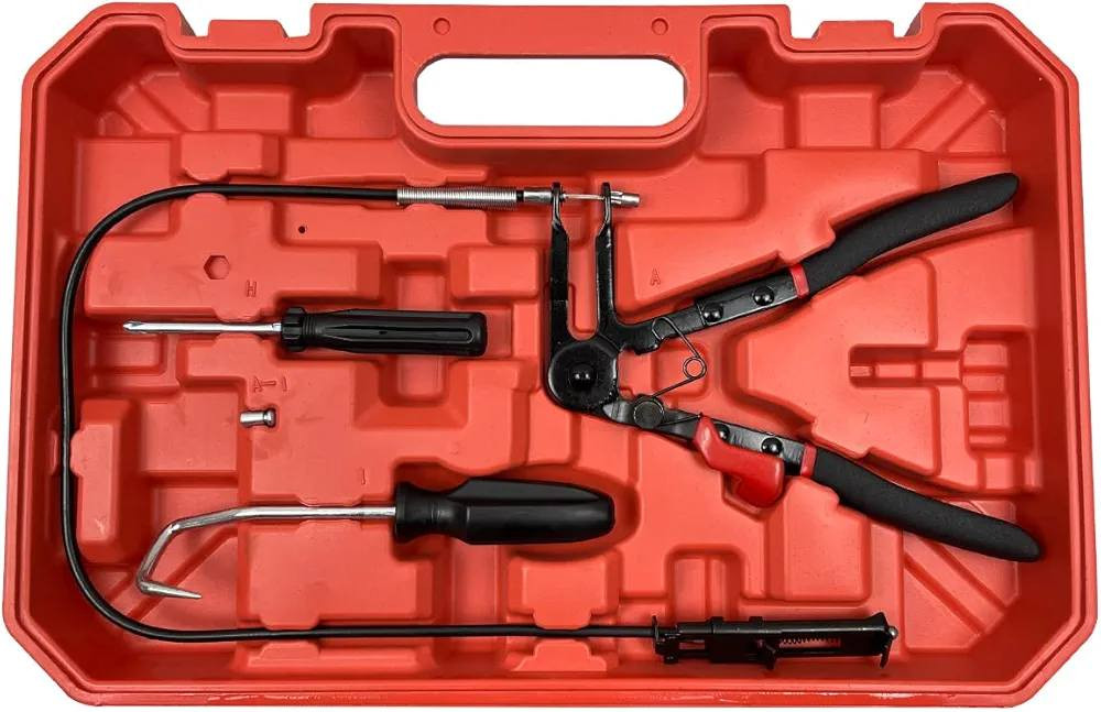 طقم زرديات مشابك الخراطيم (Hose Clamp Pliers Set) المكون من 9 قطع، وهو مخصص لأعمال صيانة السيارات وإصلاح أنظمة التبريد والوقود والفرامل

25 الف والتوصيل مجاني


**إذا كنت صاحب هذا الإعلان وتريد حذفه لأي سبب، رجاءا أرسل رسالة إلى الدعم الفني**