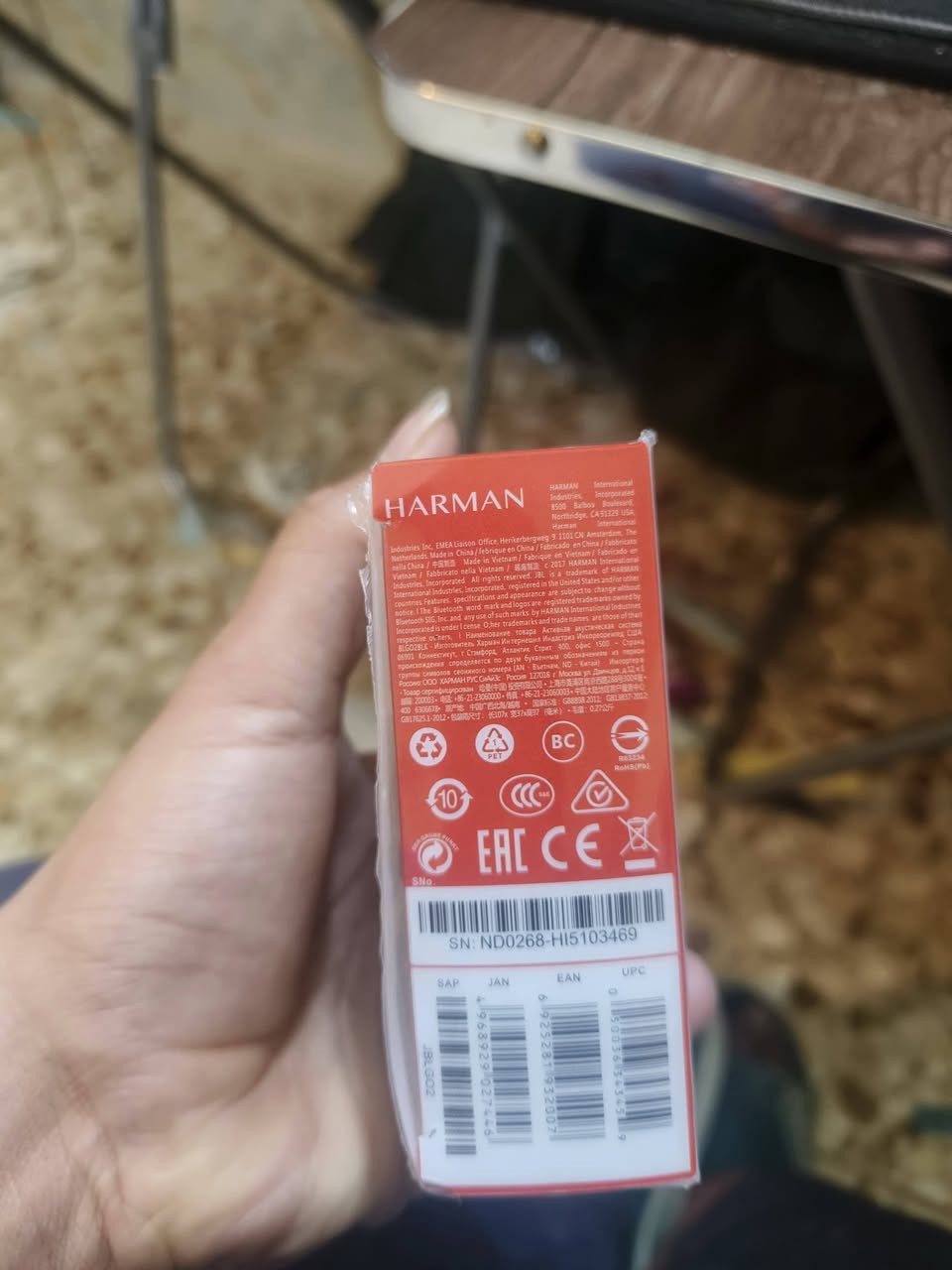 سماعه ماركه JBL GO 2 اصلي
وليس تقليد الصوت ما واضح قوته بل فديو


**إذا كنت صاحب هذا الإعلان وتريد حذفه لأي سبب، رجاءا أرسل رسالة إلى الدعم الفني**