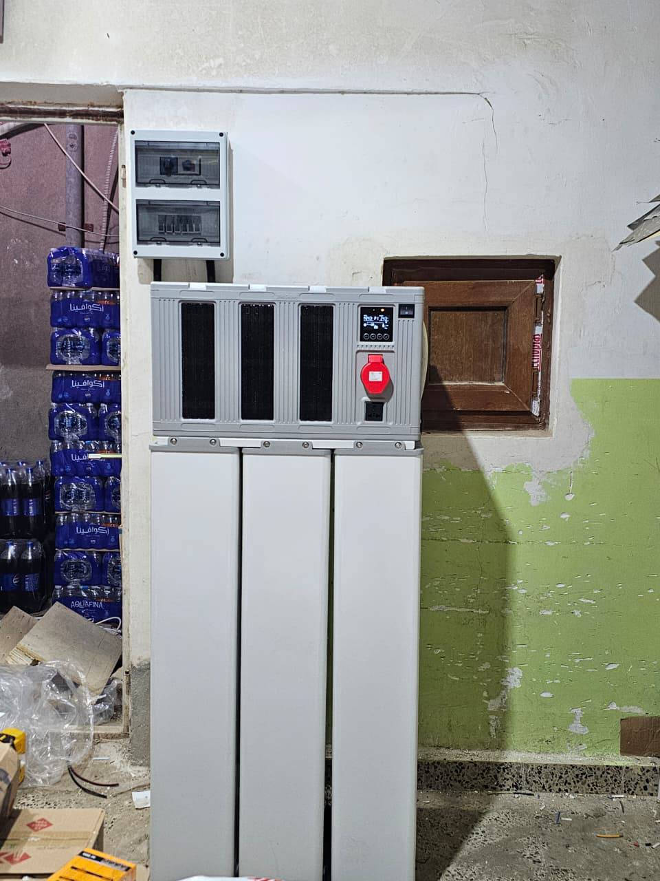 على بركة الله تم تنصيب منظومة  all in one 
سعة 50 امبير نهاري 50 امبير ليلي 3 فيز 
قضاء الدور 
موجود اقساط ماستر رافدين ***********
