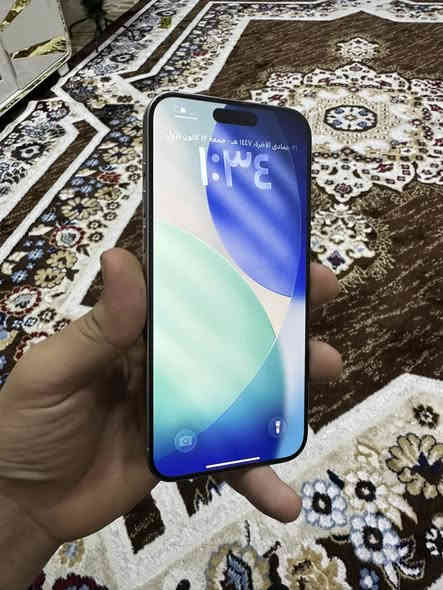ايفون 15 برو ماكس 
تك سيم 
ذاكرة 256 
بطاريه 90
نضافه 99
الجهاز كله شرررط حاسبه نورمال مامفتوح فقط مبدل بطاريه من ((شرركه ابل يعني رساله ابل )) 
شررط ضد الماي 
عنوان موصل أيمن سعرو 835 الف 
***********
***********
