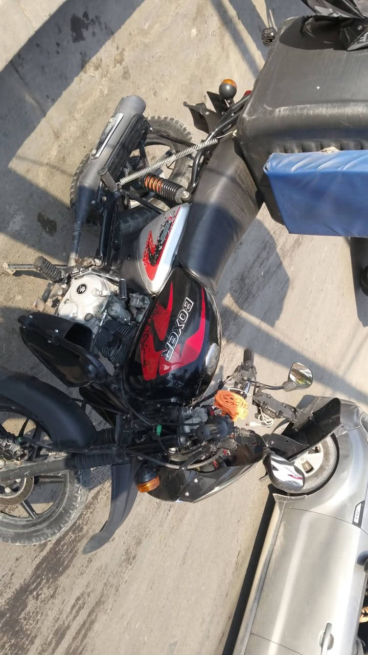 سلام عليكم دراجه بوكسر للبيع مرقم 2023لوحات وسنويه تحويل ثاني يوم الدراجه مكفوله جيب فيتر وفحص مكاني الحبيبيه رقمي *********** /*********** السعر 2700 وبيه مجال
