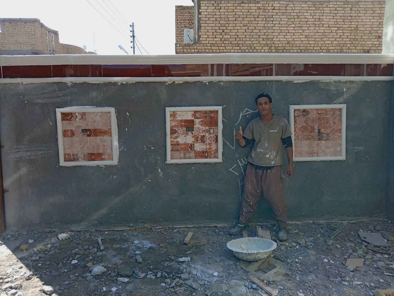 سلام عليكم لبخ مخمر وجص ونثر وتقطيع ***********
