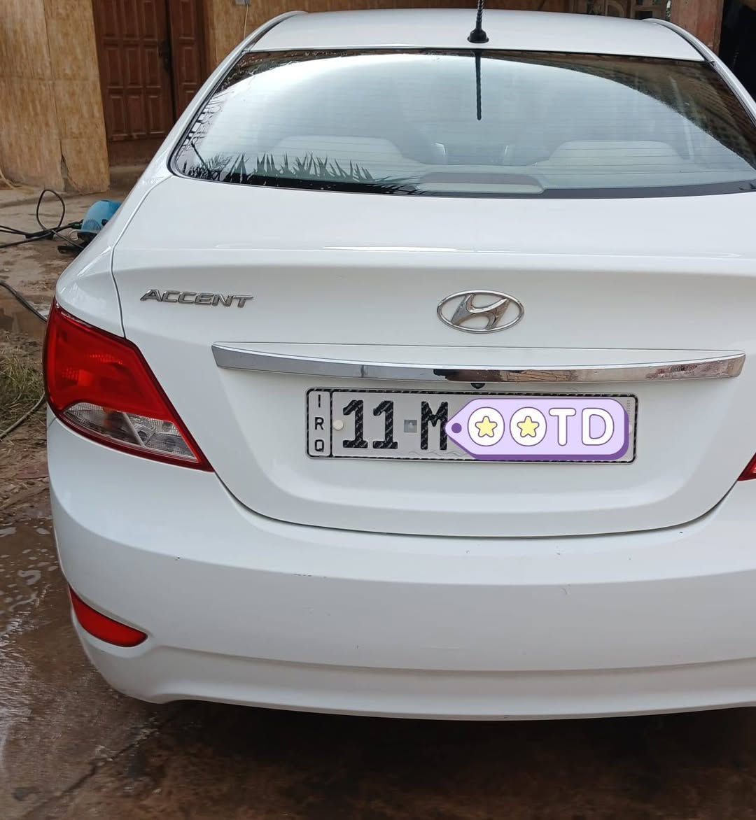 للبيع اكسنت خليجي موديل 2016 
رقم بغداد انكليزي سنويه 29 (ماشيه 114) 
سياره كفاله عامه من اي ضرر  جديده بل العافيه الياخذها 
محرك وكير ايضا مكفول 
 اللاستفسار 
***********
مكان سياره في بابل .
